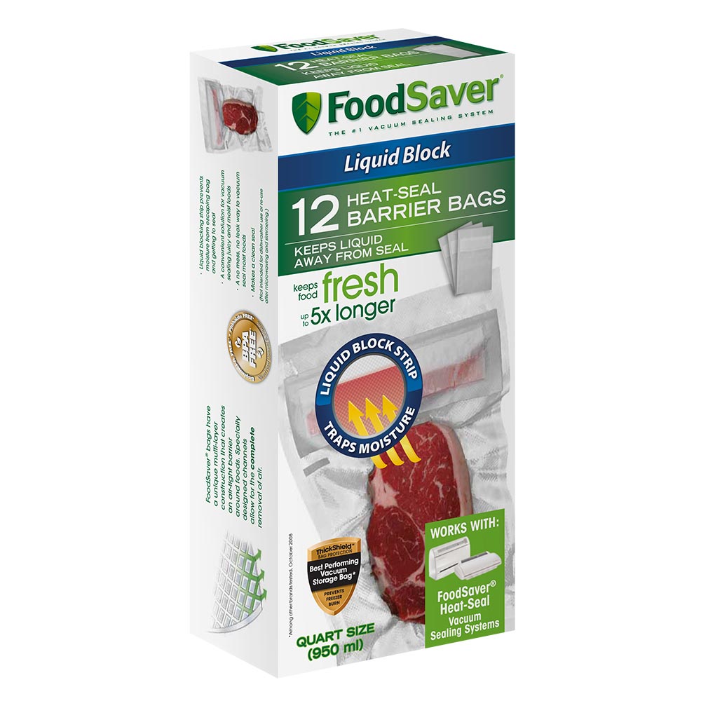 Bolsas con Bloqueador de Líquido FoodSaver® B216